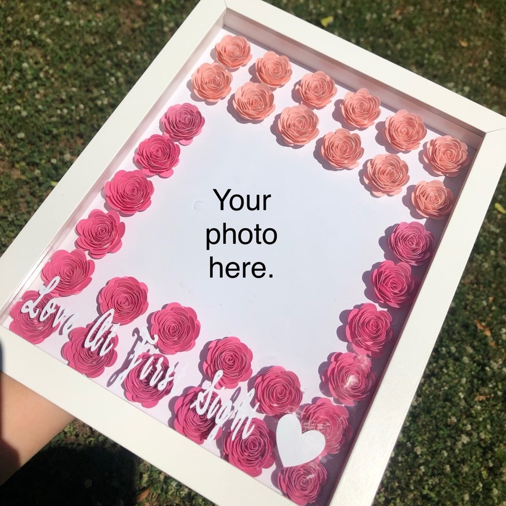 Ombré Shadow Box Frame